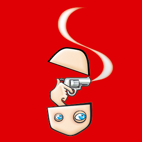 Gun head logo